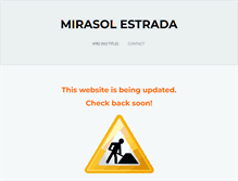 Tablet Screenshot of mirasolestrada.com
